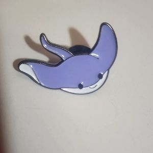 Happy Little Manta Ray Lapel Pin